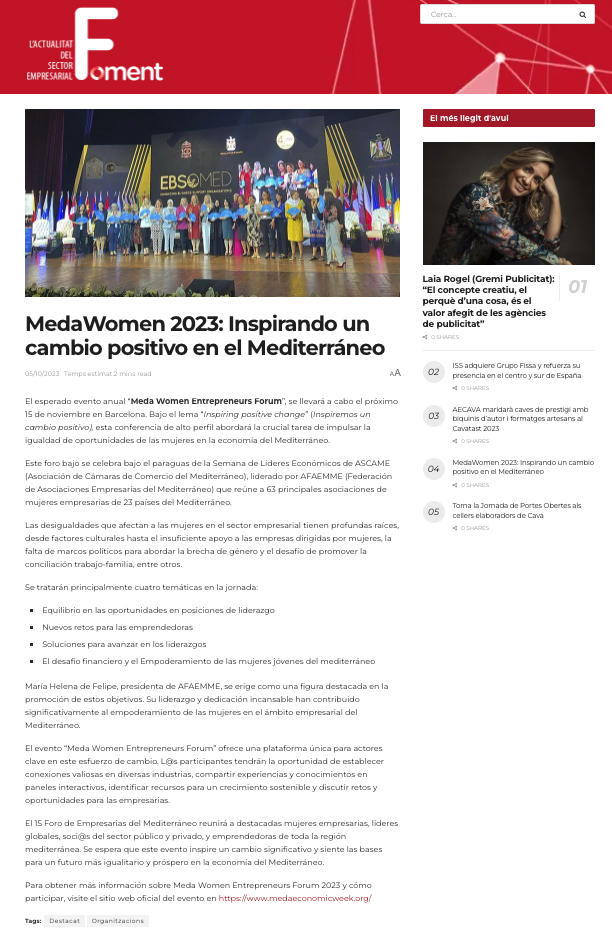 Press Clipping | Association of Organisations of Mediterranean ...